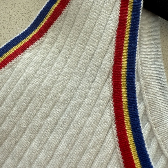 Ribbed Tanktop Multi-Coloured Bodysuit - Picture 4 of 5